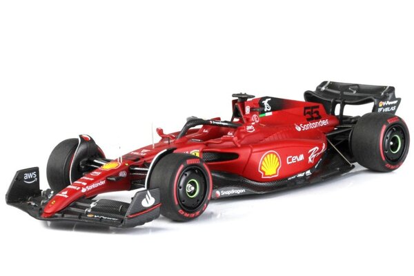 Formule 1 Ferrari F1-75 #55 C. Sainz 2nd Place G.P. Bahrain 2022 - 1:43 - BBR