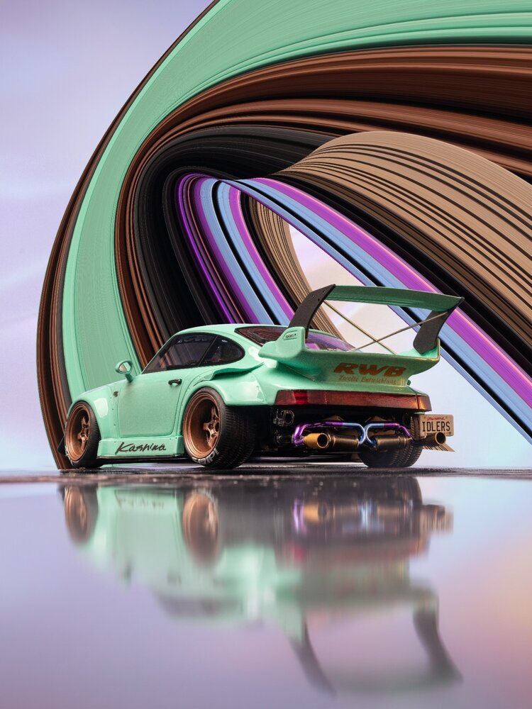 Porsche Porsche 911 RWB Kashiwa 2021 - 1:18 - GT Spirit Porsche Porsche 911 RWB Kashiwa 2021 - 1:18 - GT Spirit
