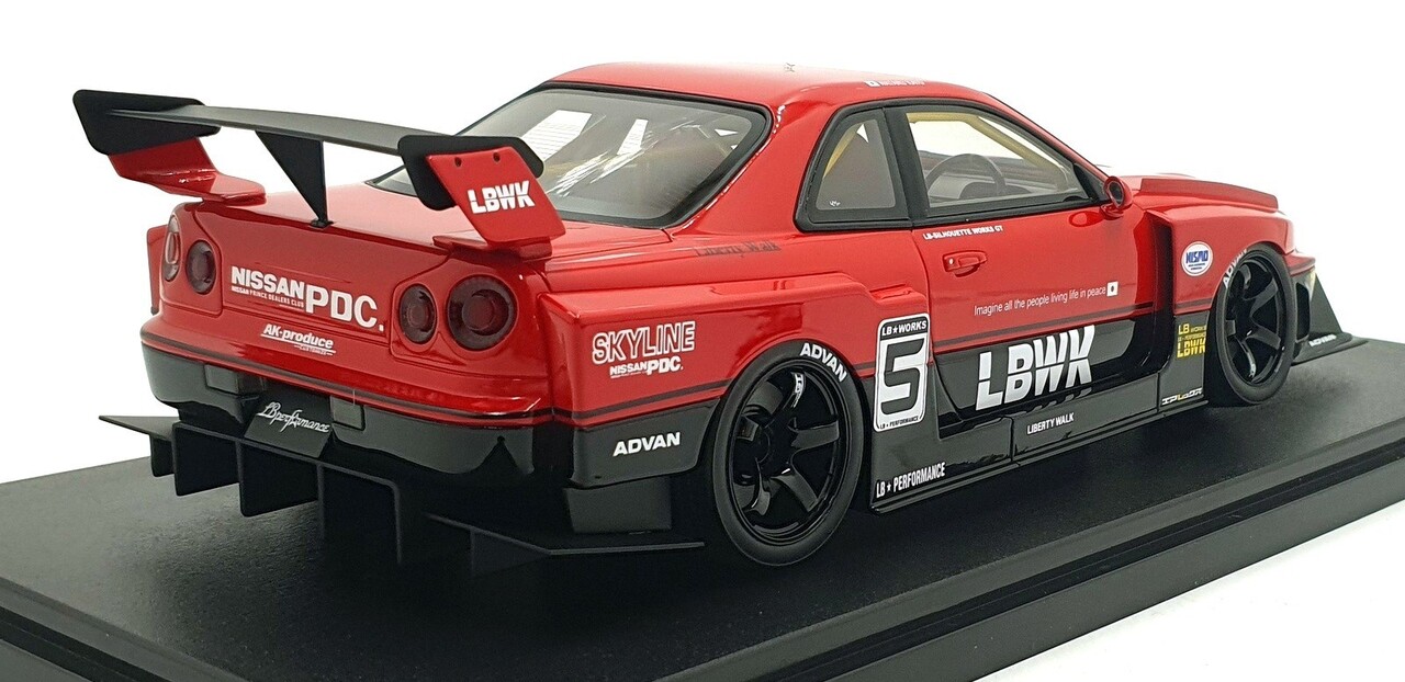 Nissan Nissan GT-R R4 Skyline Super Silhouette Liberty Walk 2020 - 1:18 - GT Spirit Nissan Nissan GT-R R4 Skyline Super Silhouette Liberty Walk 2020 - 1:18 - GT Spirit
