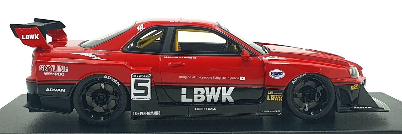 Nissan Nissan GT-R R4 Skyline Super Silhouette Liberty Walk 2020 - 1:18 - GT Spirit Nissan Nissan GT-R R4 Skyline Super Silhouette Liberty Walk 2020 - 1:18 - GT Spirit