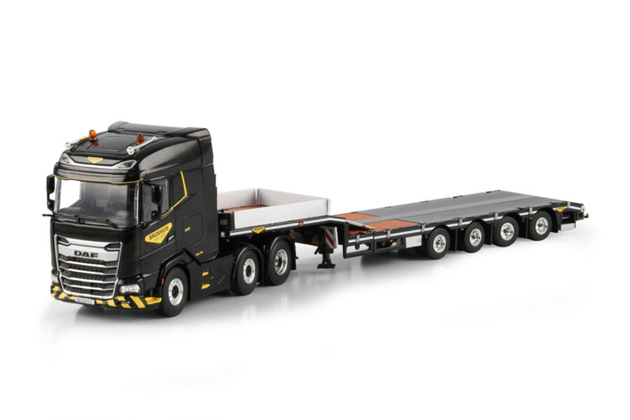 DAF DAF XG 6x2 Twin Steer 2025 + Semi Lowloader 4 Axle - 1:50 - WSI Models DAF DAF XG 6x2 Twin Steer 2025 + Semi Lowloader 4 Axle - 1:50 - WSI Models