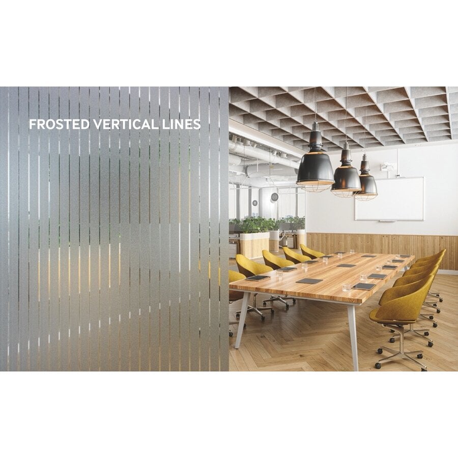 Frosted Vertical Lines