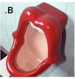 Bathroom Mania porcelain kisses urinal | back-inlet