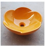 Bathroom Mania porcelain Spring Blossom washbasin | orange