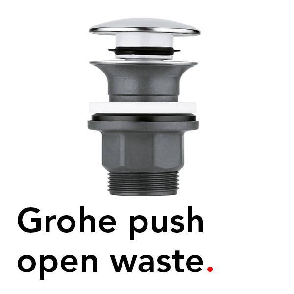 Grohe grohe push-open waste | plastic