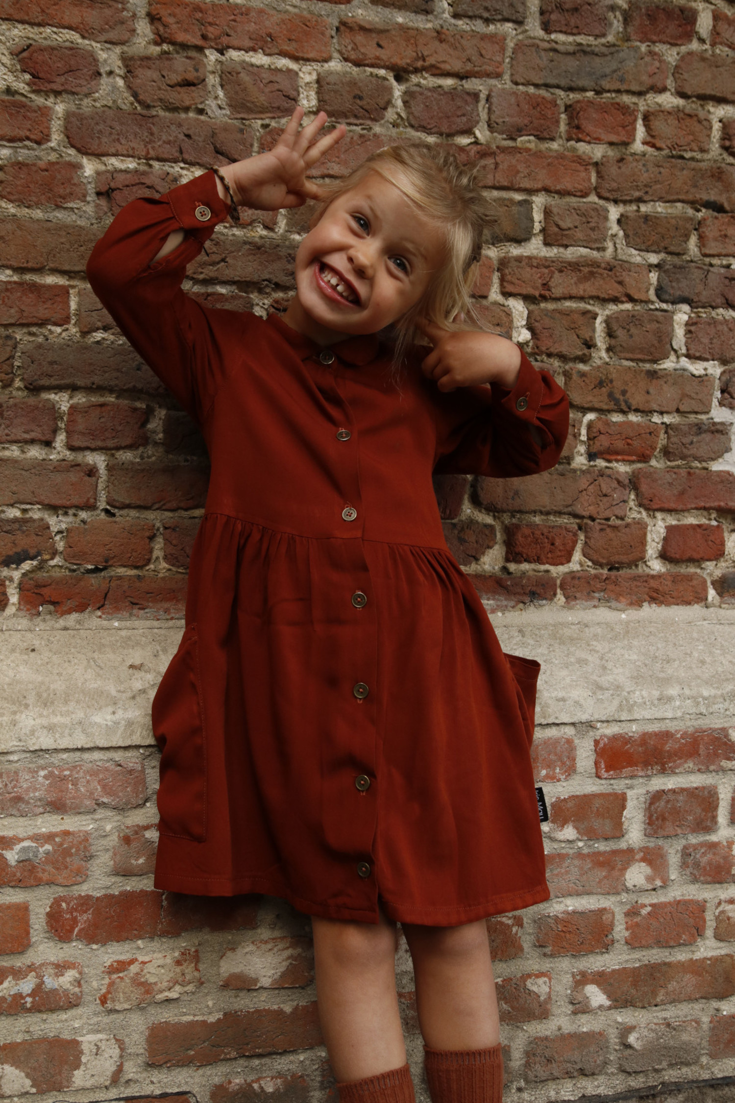 Iris May May Belle hemd hemdjurk Kinderen Patroon