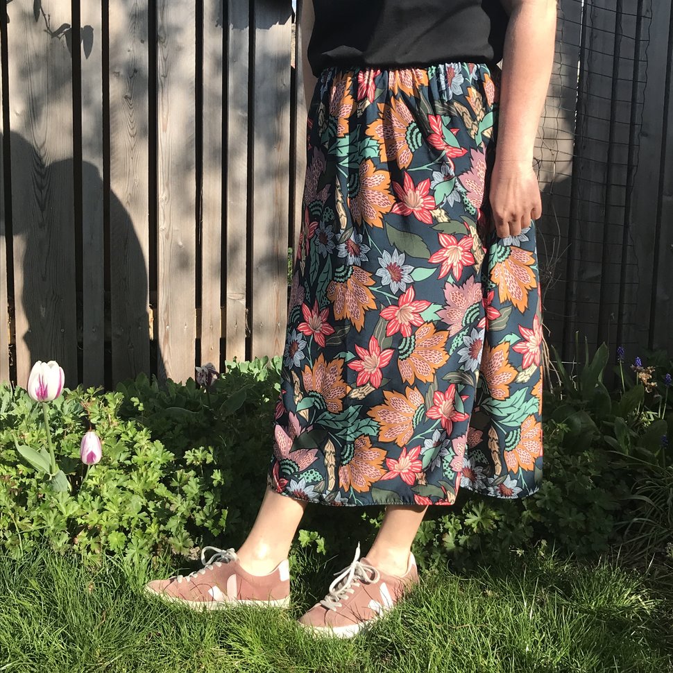 Maxi rok Easy peasy om te maken Gratis tutorial LanaLotta LanaLotta