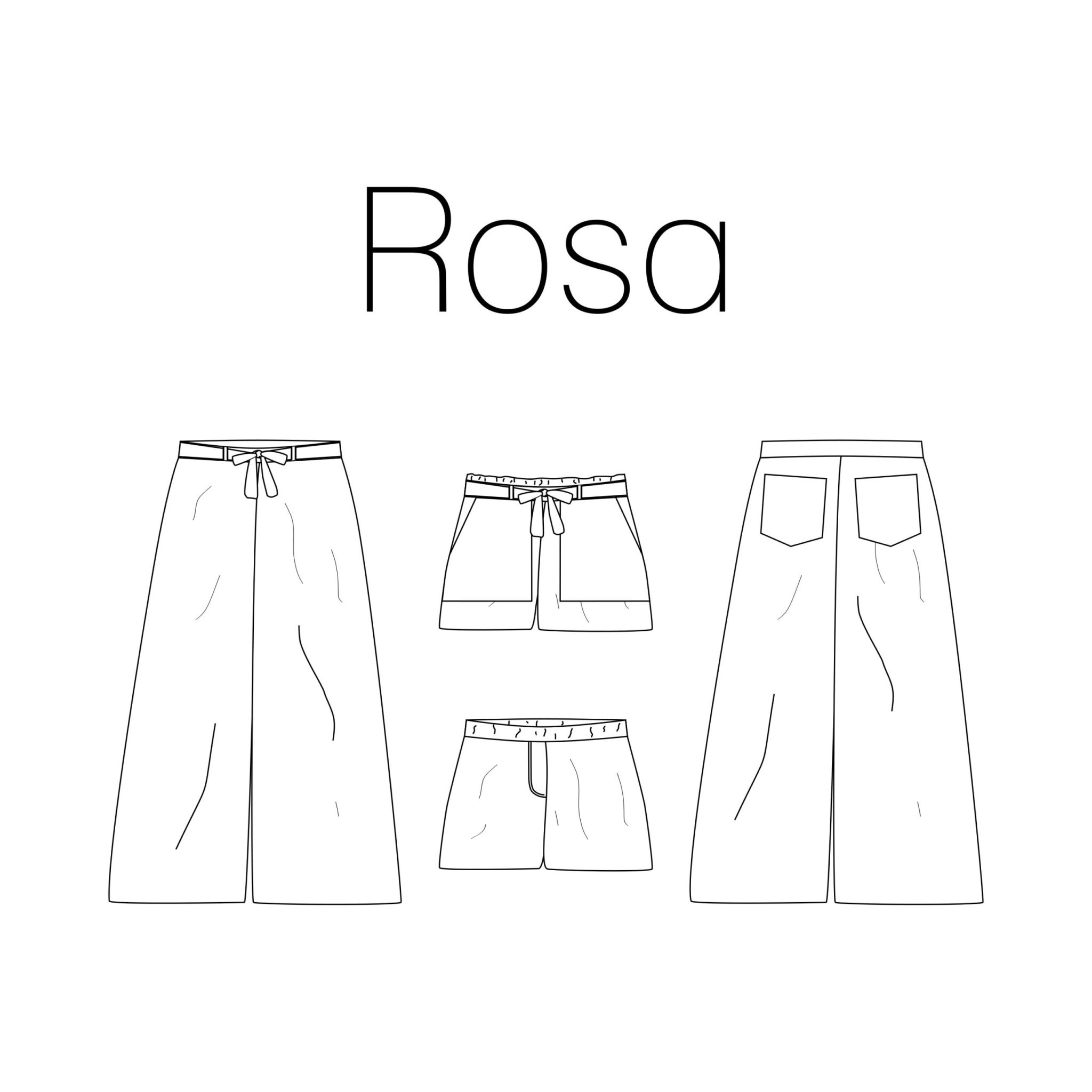 buiten gebruik Dag Negen Rosa | Patroon voor een broek | Iris May | LanaLotta - LanaLotta