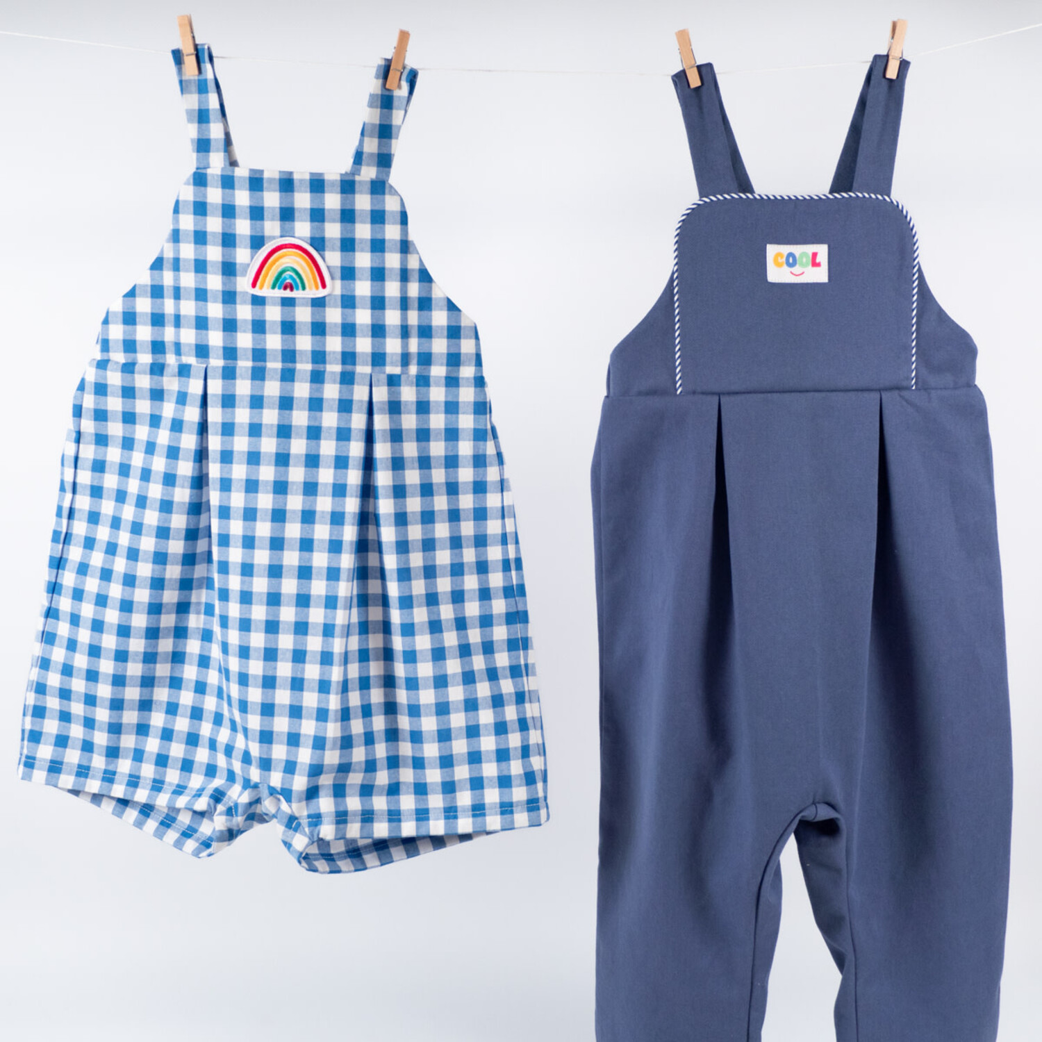 Salopette jurk baby patroon sale