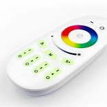 Wireless RGB Ledstrip controller with multi channel RF remote Control, 18A, 12V-24V