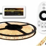 LED strip set, RF dimmable, warm white, 5 m 600 leds type 3528 - 48W - 12V