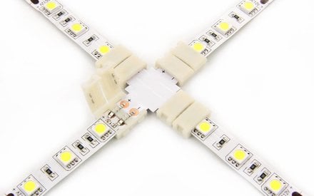 White LED strip accessories