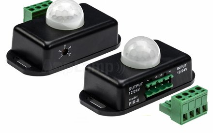 PIR motion sensor LED