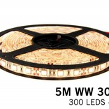 Dimmable LED strip set Warm White 5 m. 300 leds 72W (Add-on)