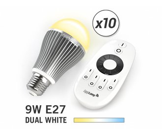 AppLamp AppLamp Set with 10 Dual White LED bulbs + Remote control