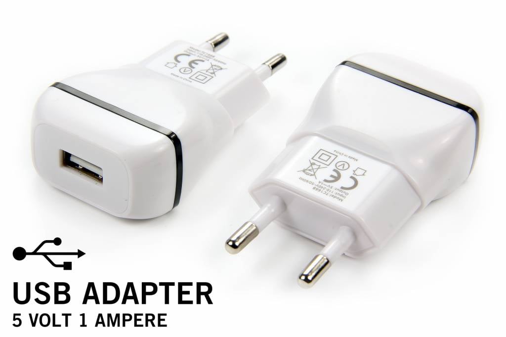 USB 5 Volt adapter White