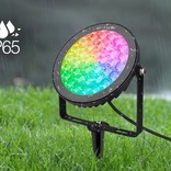 MiLight Mi-light 15W RGBWW 220V IP65 LED Prikspot Tuin.  RGB Kleur +Dual White