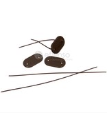 fensoscreen Fensoscreen fixing set brown 26pcs