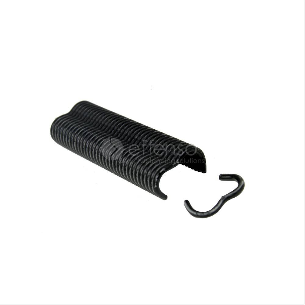 Effenso Omega Klammer 20mm SCHWARZ EFFENSO 1000 Stück