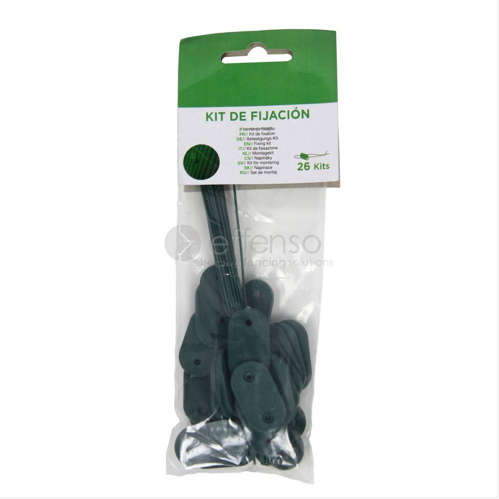 Fensoscreen Fensoscreen kit de fixation vert 26pcs