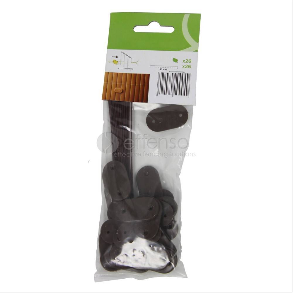 Fensoscreen Fensoscreen bevestigingskit bruin 26pcs