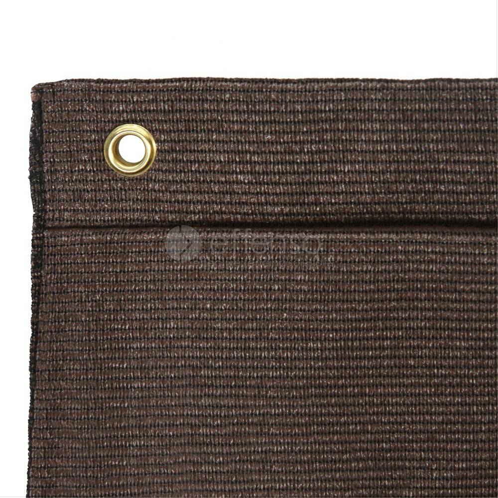 Fensonet Color FENSONET 300gr BARK BROWN 200cm rings per m