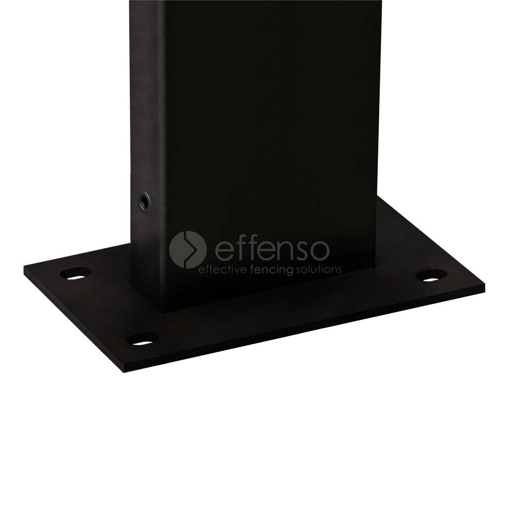 Fensofill FENSOFILL Poteau platine H:205cm RAL9005