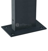Fensofill FENSOFIX Paal voetplaat  H:156cm RAL7016