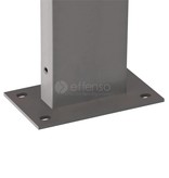 fensofill FENSOFIX Post footplate  H:105cm RAL9006