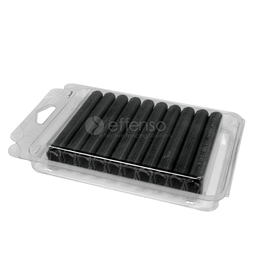 Effenso Omega Klammer 20mm SCHWARZ EFFENSO 1000 Stück