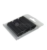 Effenso Omega Klammer 20mm SCHWARZ 200 Stück