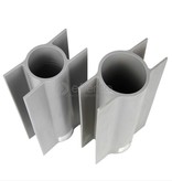 Effenso Betonplaathouder ronde paal 48mm h:28cm