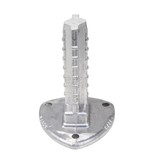 Effenso Pletina para poste cuadrado 60x40 mm