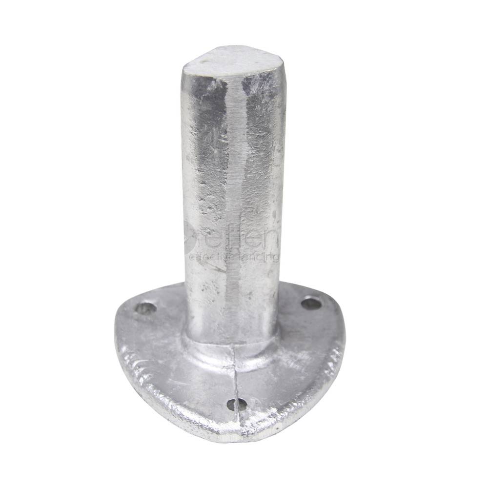 Effenso Pletina para poste redondo 48 mm