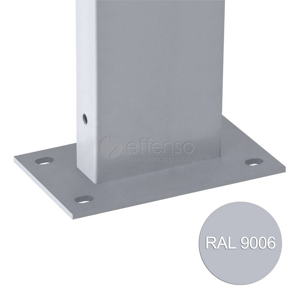 fensofill EASYFIX Post footplate H:185cm  RAL9006