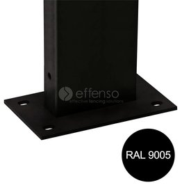 Fensofill EASYFIX Poteau platine H: 185cm RAL9005