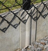 Effenso Betonplaathouder ronde paal 48mm h:28cm