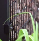 Fensofill EASYFIX brackets post 120x40 Anthracite 7016 5pc