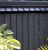 Fensoplate composite Fensoplate Composite Plat Occultant 35 Graphite Black 143 cm