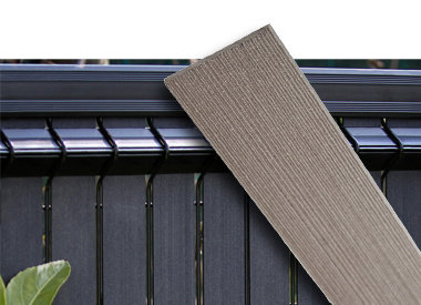 Fensoplate composite 3D   para panel con pliegue V 