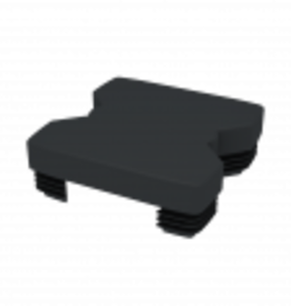 Duo Fuse Duo Fuse Afdekkap Alu paal zwart