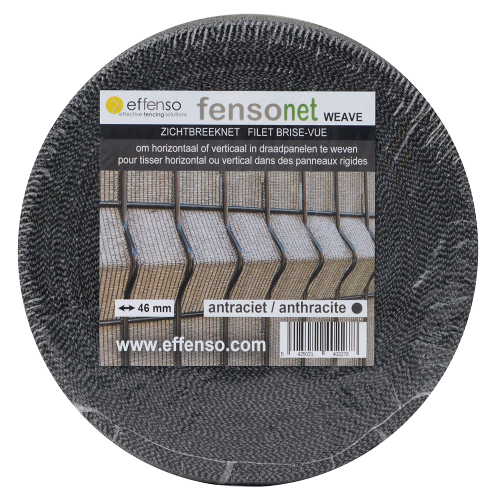 Fensonet weave FENSONET WEAVE 55 mm ANTHRACITE L:50m