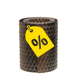 Fensoband wicker FENSOBAND WICKER H:190 mm bruingemêleerd