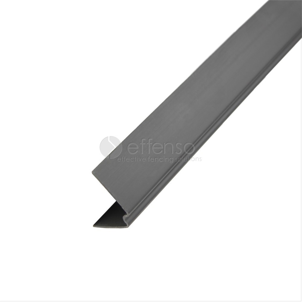 Fensoplate PRO V-profiel 49x27 Zwart 9005 L:250cm