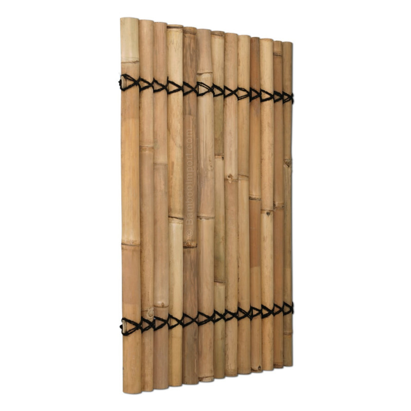Effenso Halfrond Bamboescherm 4x8cm h:180 cm L:90 cm