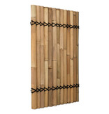 Effenso Halfrond Bamboescherm 4x8cm h:240 cm L:90 cm
