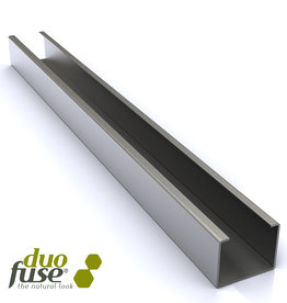 Duo Fuse verstevingingsprofiel - staal - 24 mm - L: 196 cm