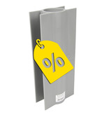 Betonplattenhalter Rundpfosten 48mm h:28cm