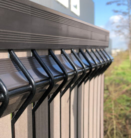 Fensoplate composite Fensoplate Composite Kit M:55 H:203 cm V-Large Wenge Brown