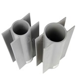 Effenso Betonplattenhalter Rundpfosten 48mm h:18cm